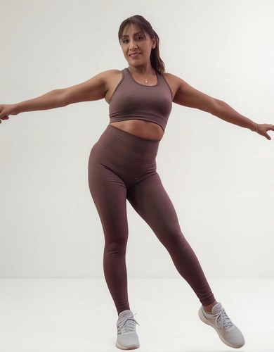 Conjunto Deportivo Jp Sport Calza Alto + Top Mujer - 8