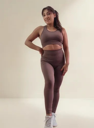 Conjunto Deportivo Jp Sport Calza Alto + Top Mujer - 9