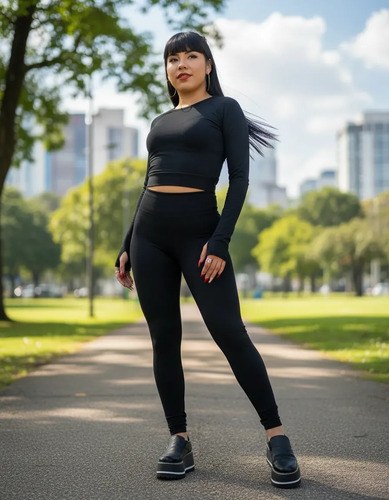 Conjunto Deportivo Jp Sport Mujer Calza + Remera M/l