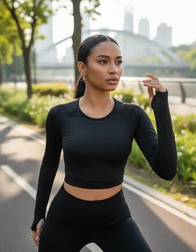 Conjunto Deportivo Jp Sport Mujer Calza + Remera M/l - 6
