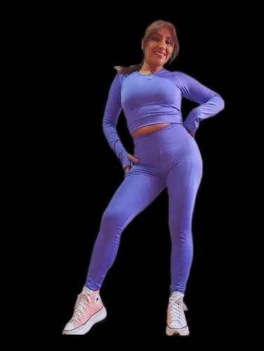 Conjunto Deportivo Mujer Jp Sport Calza Tiro Alto + Top - 9