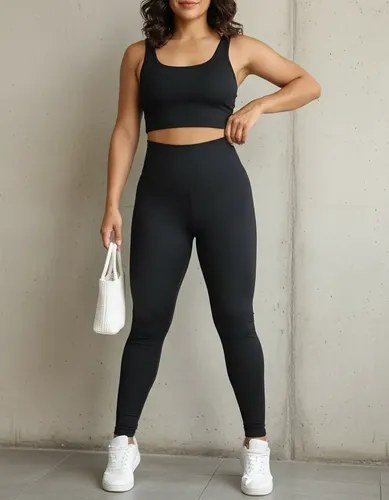 Leggings Elastiza Calce Perfecto Con Faja Alta Modeladora Jp - 2