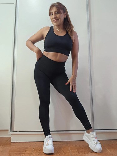 Leggings Elastiza Calce Perfecto Con Faja Alta Modeladora Jp - 5