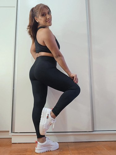 Leggings Elastiza Calce Perfecto Con Faja Alta Modeladora Jp - 6