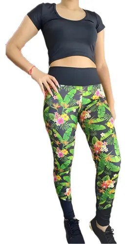 Leggins Faja Alta + Top Mujer Jp Sport Deportivo - 6