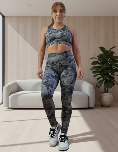 Leggins Sublimada J Peñafiel Sport Tiro Alto Mujer Adulto - 12