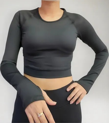 Remera Corpiño Deportivo Jpsport Top Manga Larga Mujer - 3