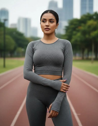 Remera Corpiño Deportivo Jpsport Top Manga Larga Mujer - 11