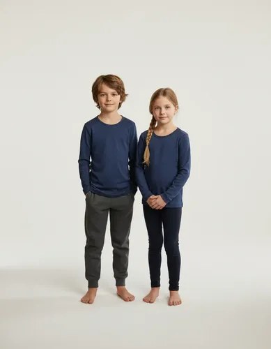 Remera Termica Para Niños Unisex Con Frisa Suave Y Abrigada