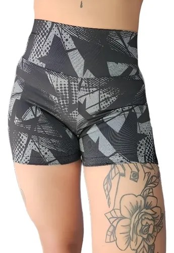 Short Fantasia Faja Modeladora Y Calce Perfecto Jpsport Gris Sublimado Xxl - 3