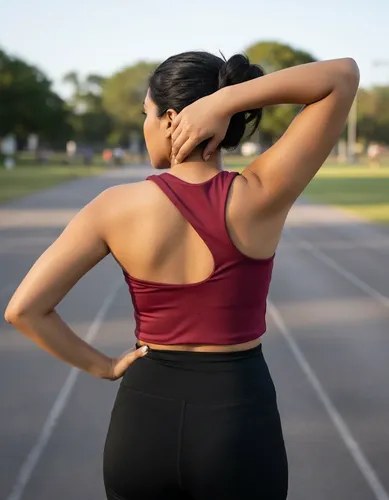 Top Deportivo Jp Sport Para Mujer Espalda Racer Bordó Lisa S - 4