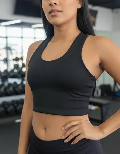 Top Deportivo Jp Sport Para Mujer Espalda Racer Negro Lisa S - 4