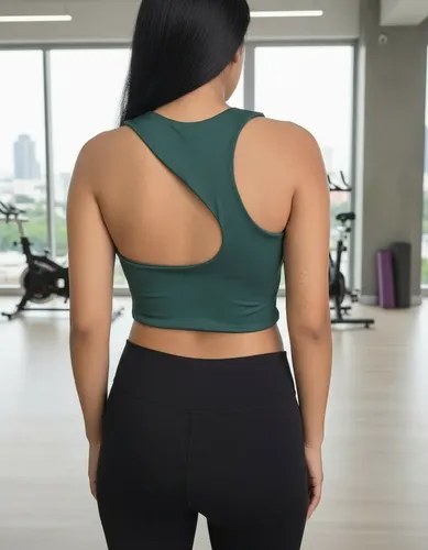 Top Deportivo Jp Sport Para Mujer Espalda Racer Verde Ingles Lisa S
