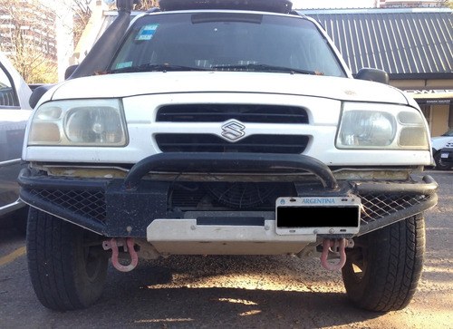 Bumper/paragolpe Grand Vitara, Porta Malacate, Muy Robusto Negro