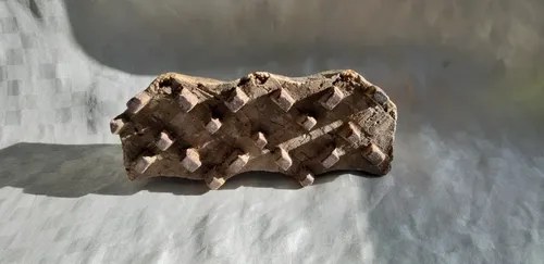 Antiguo Bloque De Madera Para Imprimir Textiles - 4