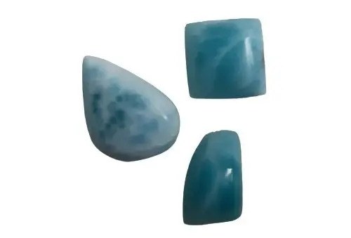 Cabujones De Larimar Turquesa