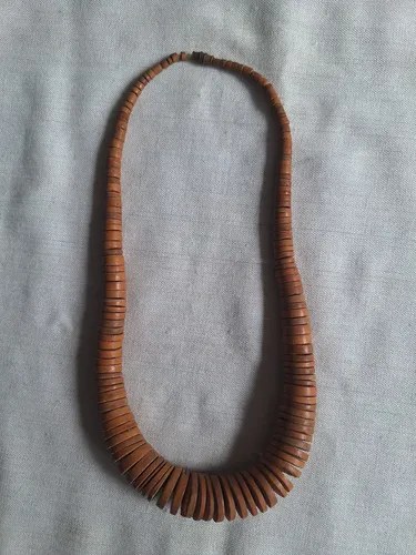 Collar De Madera - Bereber - Africa Marrón Claro - 6