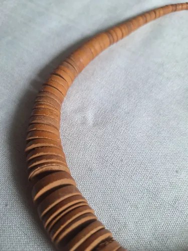 Collar De Madera - Bereber - Africa Marrón Claro - 8