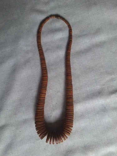 Collar De Madera - Bereber - Africa Marrón Claro - 9