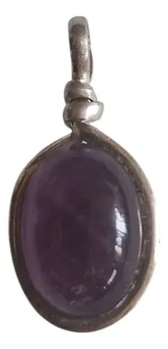 Dije De Amatista Y Plata Violeta