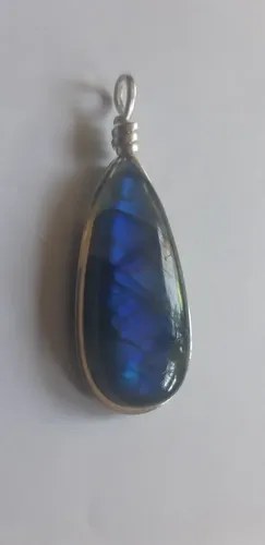 Dije De Labradorita Azul