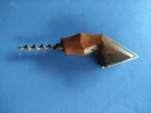 Sacacorchos Viejo Madera Pata Caballo Consultar Stock
