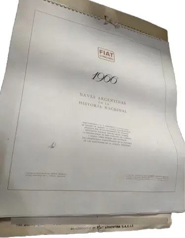 Almanaque Fiat Naves Argentina 1966 Consultar Stock
