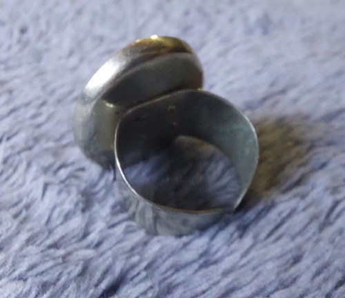 Anillo Art. Estilo Modernista Asta Alpaca Consultar Stock Plateado 111 - 3