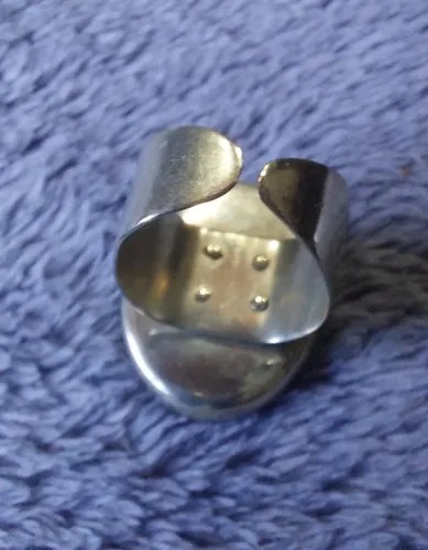 Anillo Art. Estilo Modernista Asta Alpaca Consultar Stock Plateado 111 - 5