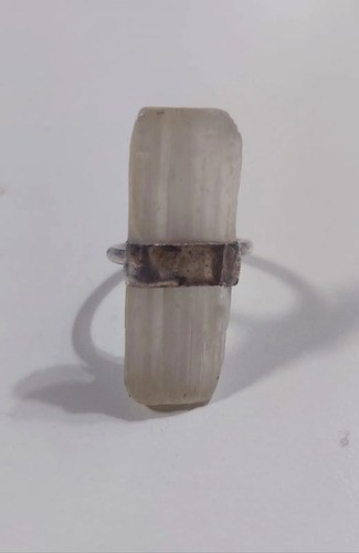 Anillo Plata Con Selenita Muy Lindo Consultar Stock Blanco 5-7 - 3