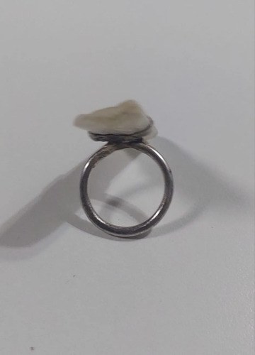 Anillo Plata Con Selenita Muy Lindo Consultar Stock Blanco 5-7 - 4