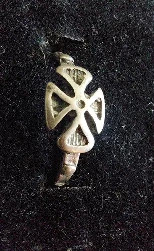 Anillo Plata Rosario Vasco Denario Consultar Stock Plateado Xxxx - 2