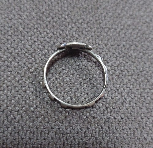 Anillo Plata Rosario Vasco Denario Consultar Stock Plateado Xxxx - 3