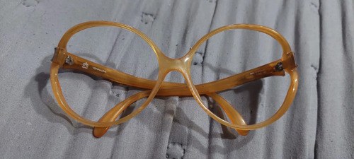Anteojos Armazon Vintage Viennaline Germany Consultar Stock Naranja Claro