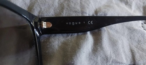 Anteojos Sol Negro Vogue Polarizados Vo5338 Consultar Stock Océano Negro - 5