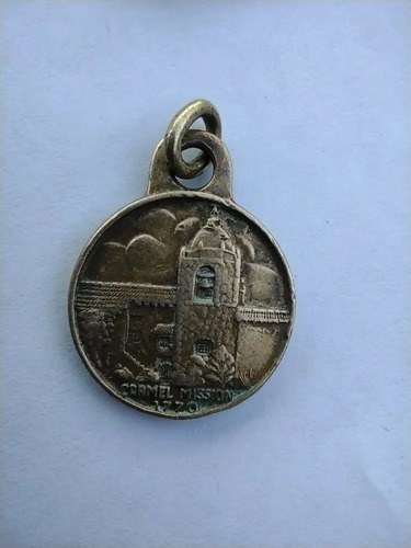 Antigua Medalla Colgante Saint Christopher Consultar Stock - 4