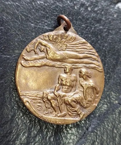 Antigua Medalla Italiana América Latina Consultar Stock