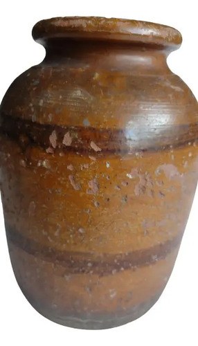 Antiguo Recipiente Vaso Aceite De Barro Consultar Stock