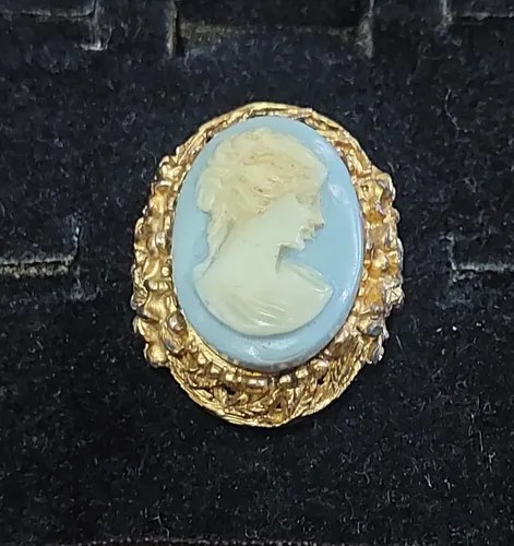 Antiguo Anillo Camafeo Dorado Regulab Consultar Stock Dorado Reg