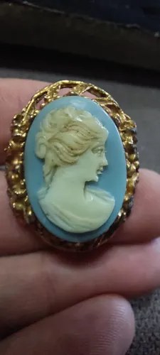 Antiguo Anillo Camafeo Dorado Regulab Consultar Stock Dorado Reg - 2
