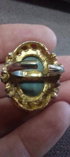 Antiguo Anillo Camafeo Dorado Regulab Consultar Stock Dorado Reg - 4