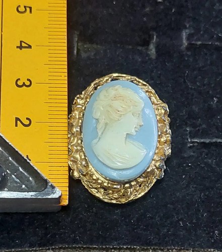 Antiguo Anillo Camafeo Dorado Regulab Consultar Stock Dorado Reg - 6