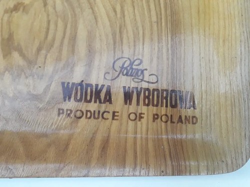 Bandeja Madera Vodka Wyborowa Polonia Consultar Stock Madera Natural / Marrón Claro - 2