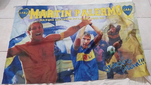 Bandera Vieja Boca, Palermo Máximo Goleador, Consultar Stock Boca Juniors
