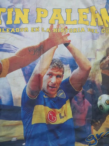 Bandera Vieja Boca, Palermo Máximo Goleador, Consultar Stock Boca Juniors - 3