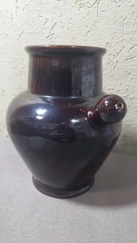 Botija Ceramica Vieja Terracota Marron Consultar Stock