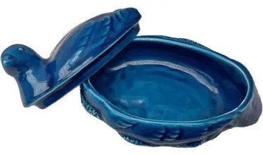 Caja Paloma Cerámica Firenze Italia Azul Consultar Stock - 3