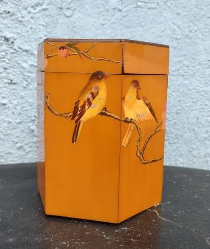 Caja Te China Pintada Mano Consultar Stock