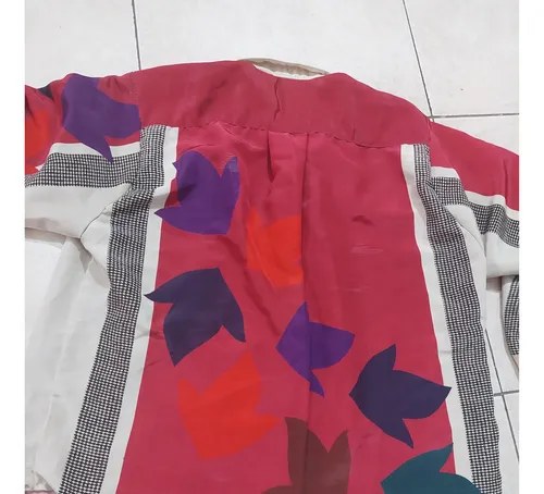 Camisa Vintage Dama Vinatge Charts Consultar Stock Fucsia Geométrica S - 4