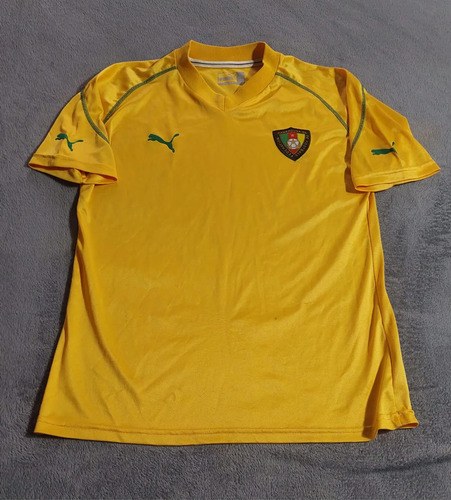 Camiseta Camerún Orig. Talla M Puma 2003-04 Consultar Stock Amarillo L